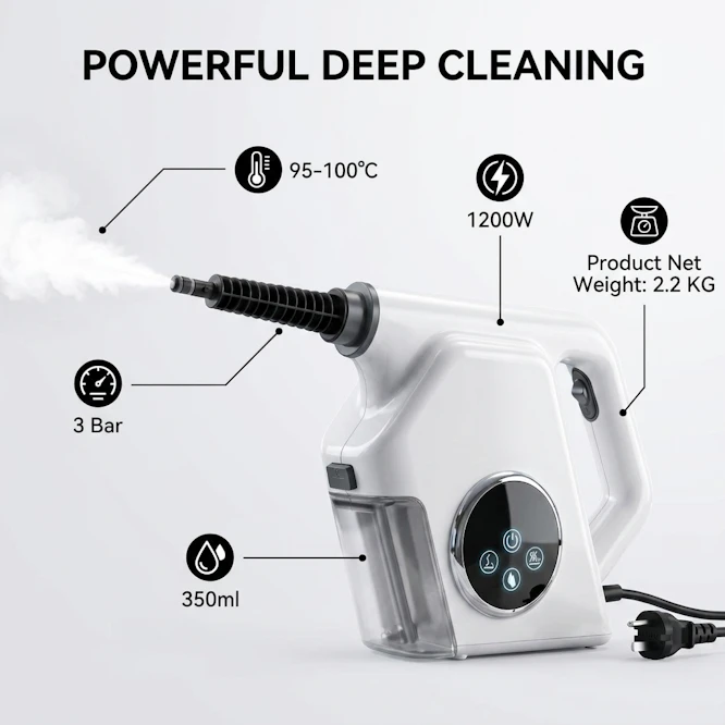 1200W Handheld Steam Washer
